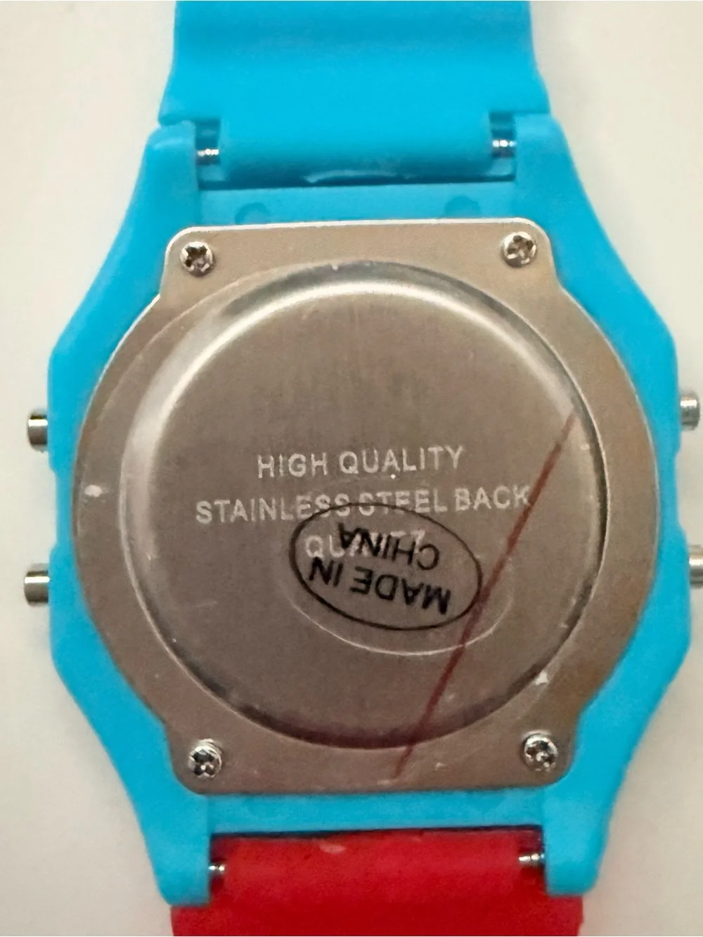 Colorblock Indiglo 90s Watch